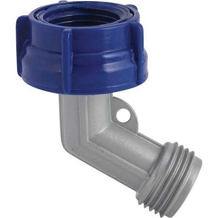Best Garden 3/4 In. FHT x 3/4 In. MHT Metal Gooseneck Hose Connector GC-647